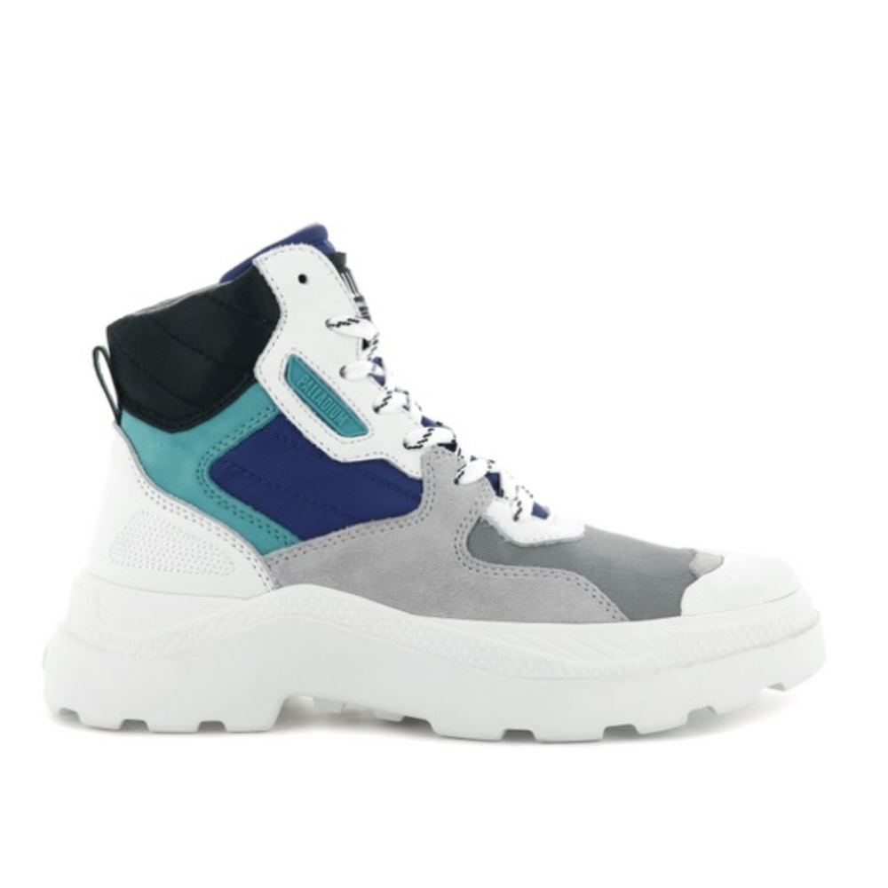 Palladium PALLAKIX 90 TX Blue and Gray High-Top Sneakers UNISEX